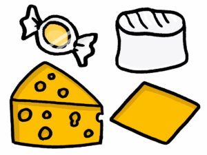 四種類のチーズ