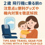 ２歳児飛行機に乗る前の注意点と便利グッズや機内対策を徹底的に解説