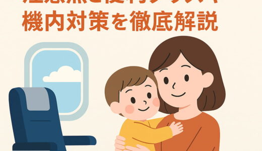 ２歳児飛行機に乗る前の注意点と便利グッズや機内対策を徹底的に解説