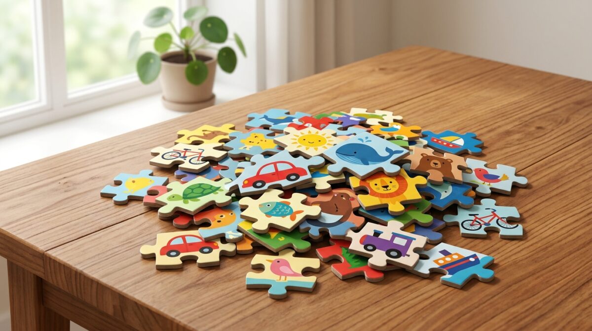 5歳児向け50〜100ピースパズルのイメージ画像
